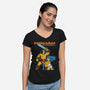 Homan The Barbarian-Womens-V-Neck-Tee-P1yu5h