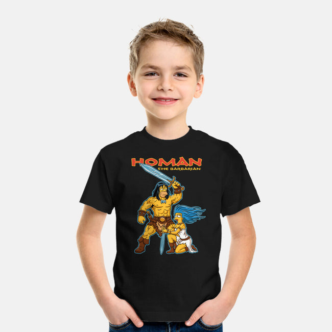 Homan The Barbarian-Youth-Basic-Tee-P1yu5h