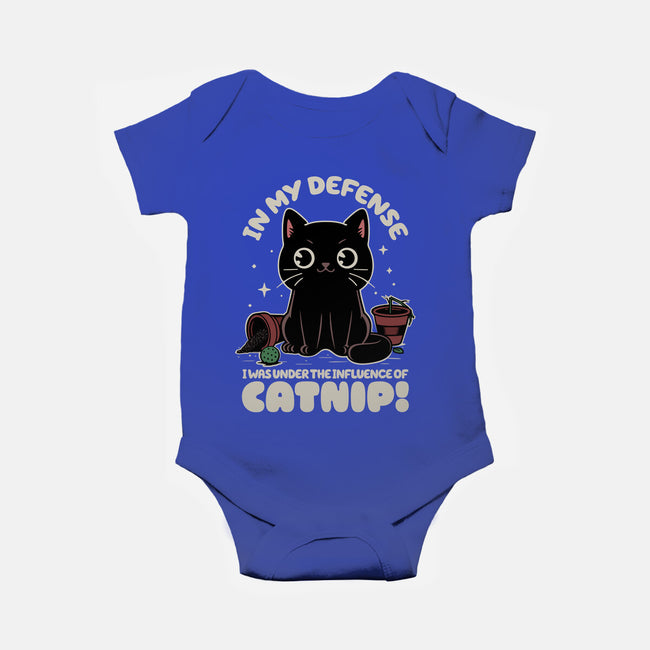 It's The Catnip's Fault-Baby-Basic-Onesie-Popnotic