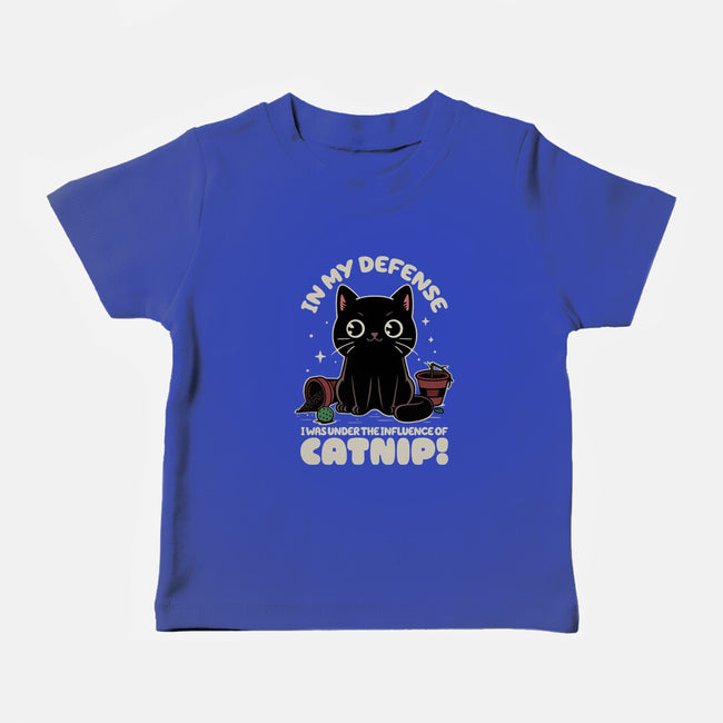 It's The Catnip's Fault-Baby-Basic-Tee-Popnotic