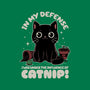 It's The Catnip's Fault-None-Adjustable Tote-Bag-Popnotic