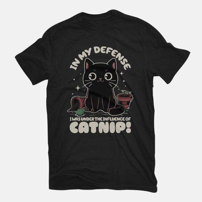 It's The Catnip's Fault-Womens-Fitted-Tee-Popnotic