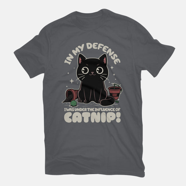 It's The Catnip's Fault-Womens-Fitted-Tee-Popnotic