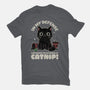 It's The Catnip's Fault-Womens-Fitted-Tee-Popnotic