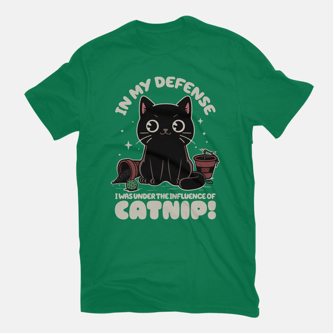 It's The Catnip's Fault-Womens-Fitted-Tee-Popnotic