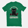 It's The Catnip's Fault-Womens-Fitted-Tee-Popnotic