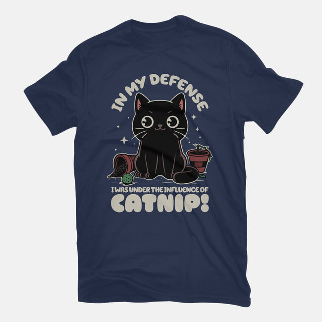 It's The Catnip's Fault-Womens-Fitted-Tee-Popnotic