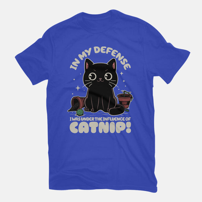 It's The Catnip's Fault-Womens-Fitted-Tee-Popnotic