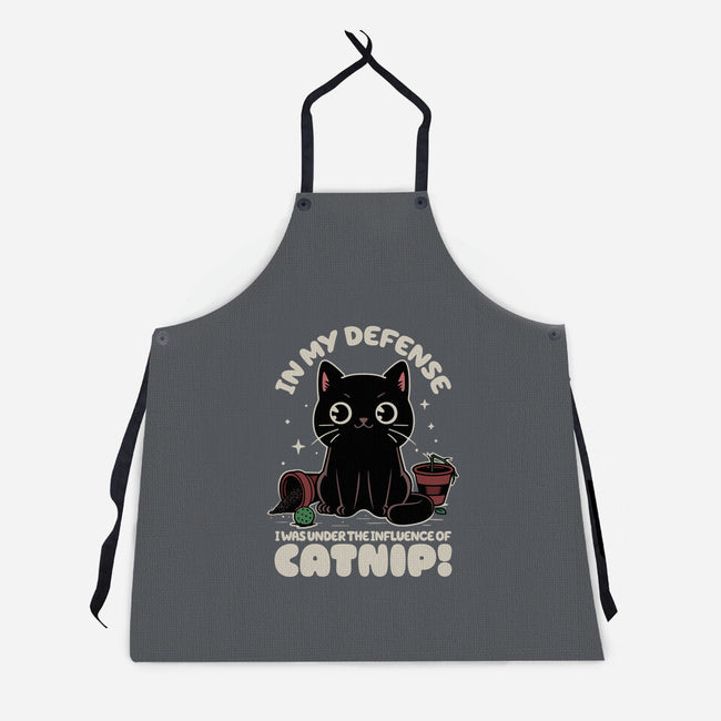 It's The Catnip's Fault-Unisex-Kitchen-Apron-Popnotic