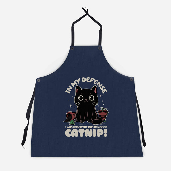 It's The Catnip's Fault-Unisex-Kitchen-Apron-Popnotic