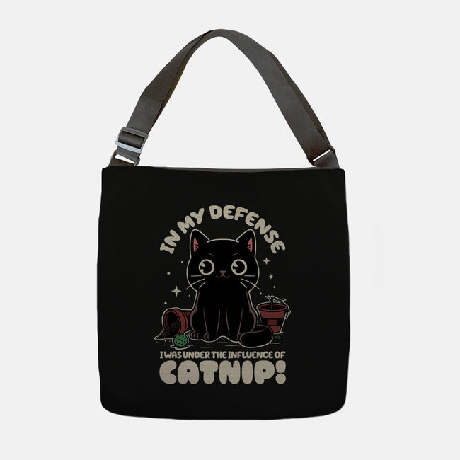It's The Catnip's Fault-None-Adjustable Tote-Bag-Popnotic