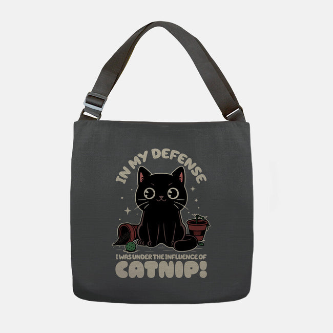 It's The Catnip's Fault-None-Adjustable Tote-Bag-Popnotic