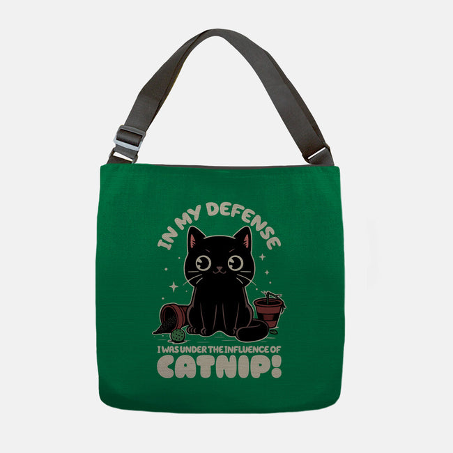 It's The Catnip's Fault-None-Adjustable Tote-Bag-Popnotic