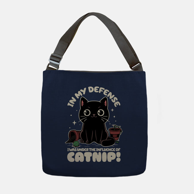 It's The Catnip's Fault-None-Adjustable Tote-Bag-Popnotic