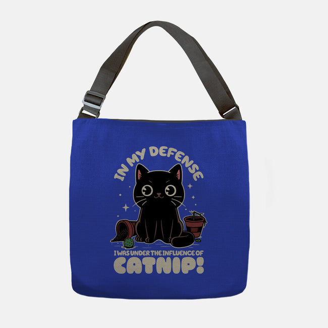 It's The Catnip's Fault-None-Adjustable Tote-Bag-Popnotic