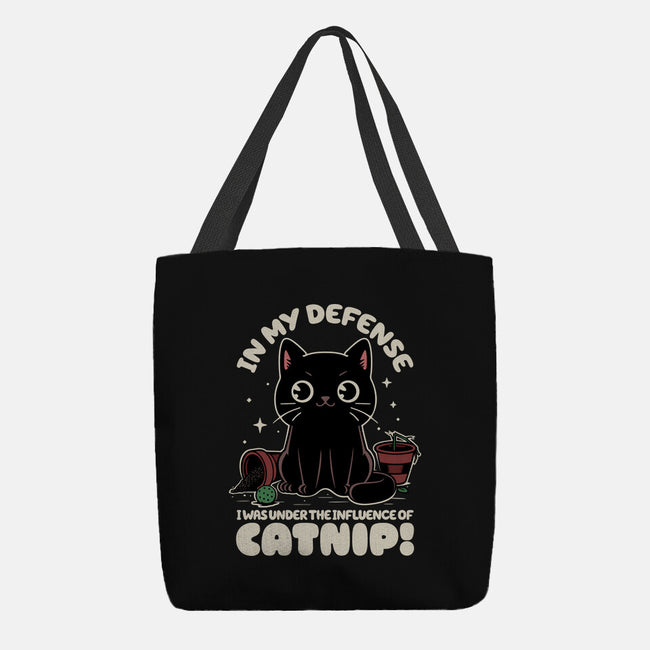 It's The Catnip's Fault-None-Basic Tote-Bag-Popnotic