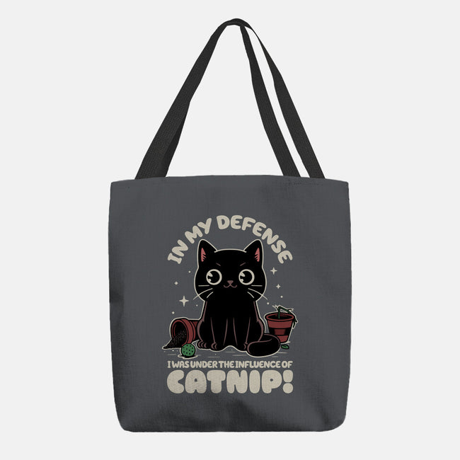 It's The Catnip's Fault-None-Basic Tote-Bag-Popnotic