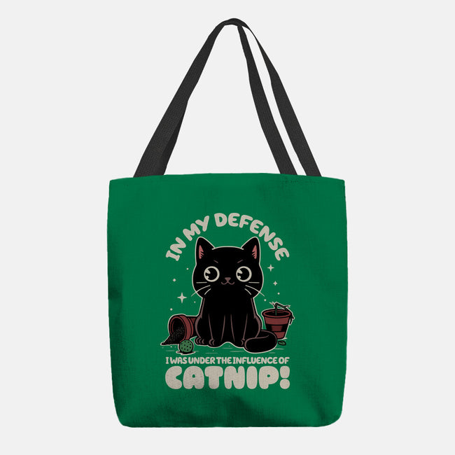 It's The Catnip's Fault-None-Basic Tote-Bag-Popnotic