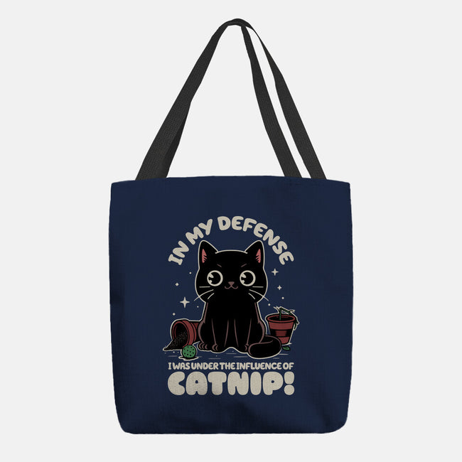 It's The Catnip's Fault-None-Basic Tote-Bag-Popnotic