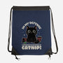 It's The Catnip's Fault-None-Drawstring-Bag-Popnotic
