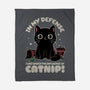 It's The Catnip's Fault-None-Fleece-Blanket-Popnotic