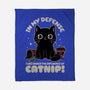 It's The Catnip's Fault-None-Fleece-Blanket-Popnotic