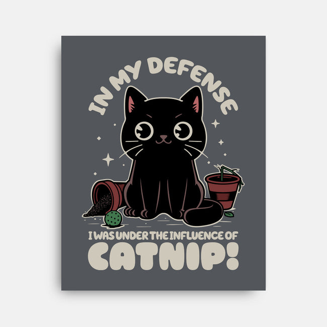It's The Catnip's Fault-None-Stretched-Canvas-Popnotic