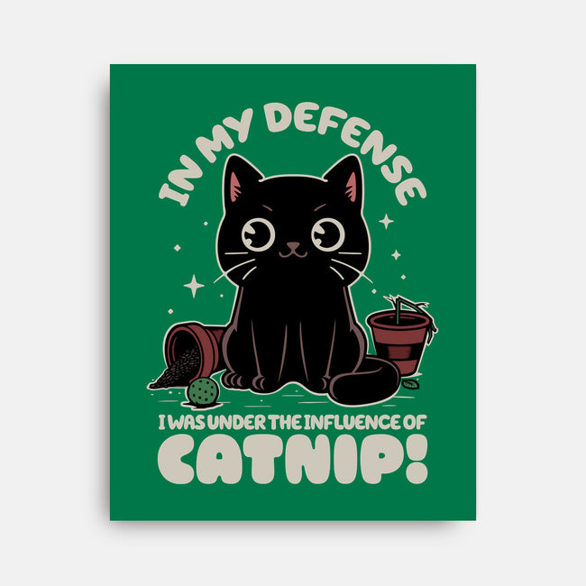 It's The Catnip's Fault-None-Stretched-Canvas-Popnotic