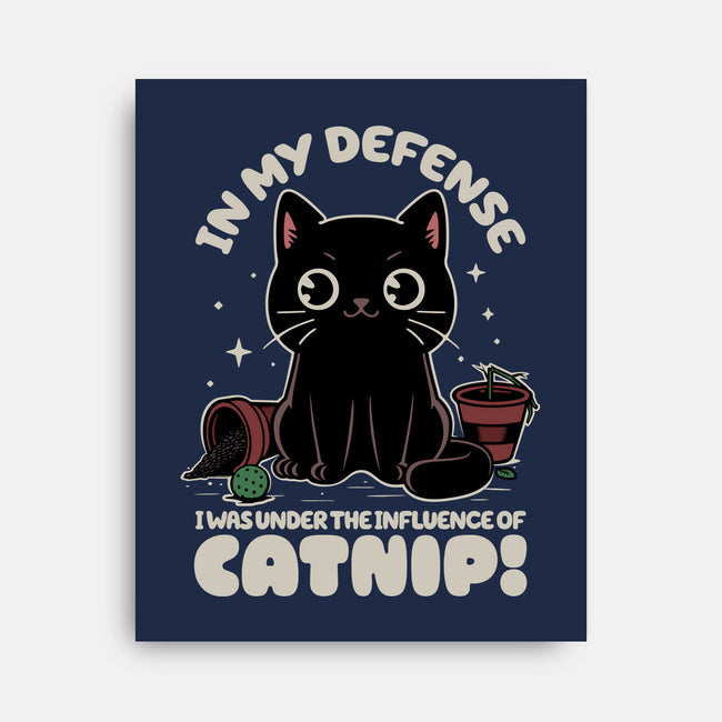 It's The Catnip's Fault-None-Stretched-Canvas-Popnotic