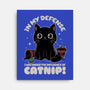 It's The Catnip's Fault-None-Stretched-Canvas-Popnotic