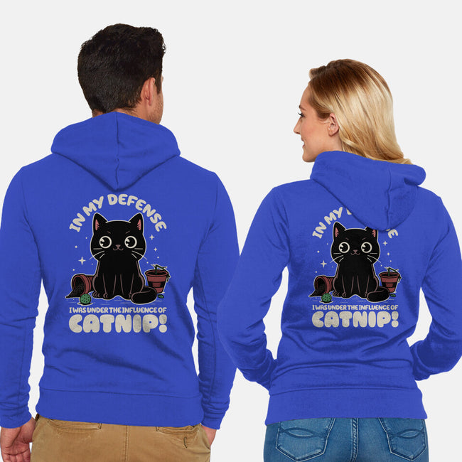 It's The Catnip's Fault-Unisex-Zip-Up-Sweatshirt-Popnotic