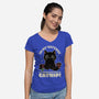 It's The Catnip's Fault-Womens-V-Neck-Tee-Popnotic