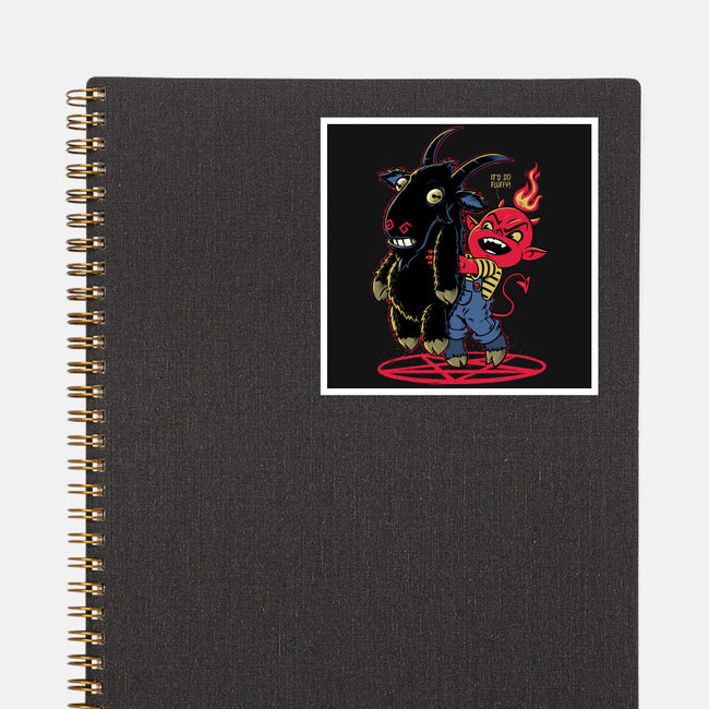 It's So Fluffy-None-Glossy-Sticker-Popnotic