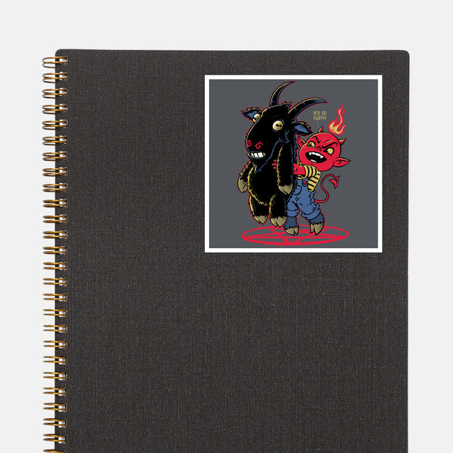 It's So Fluffy-None-Glossy-Sticker-Popnotic