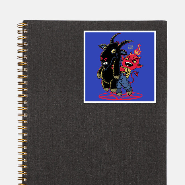 It's So Fluffy-None-Glossy-Sticker-Popnotic
