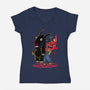 It's So Fluffy-Womens-V-Neck-Tee-Popnotic