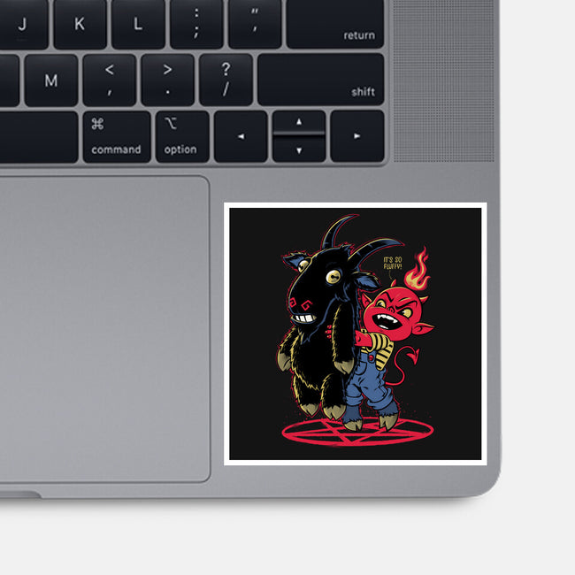 It's So Fluffy-None-Glossy-Sticker-Popnotic