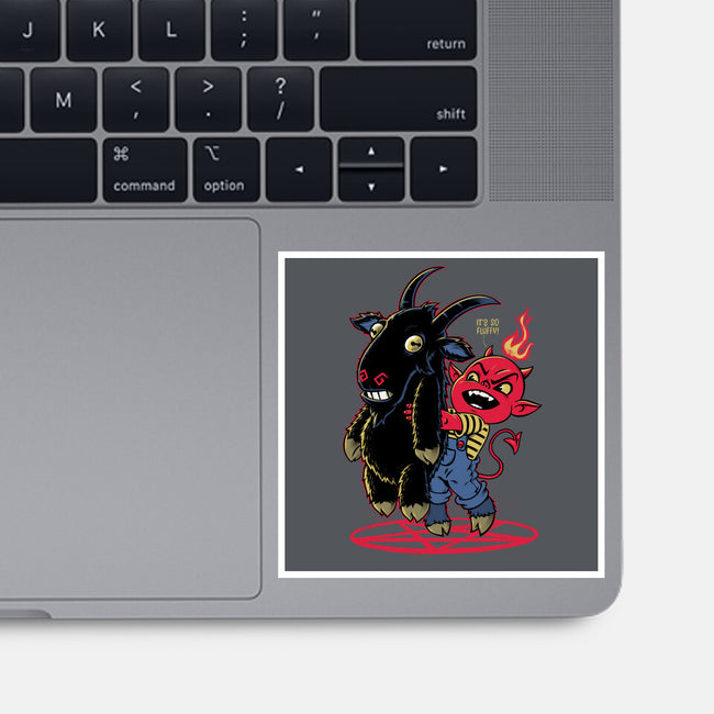It's So Fluffy-None-Glossy-Sticker-Popnotic