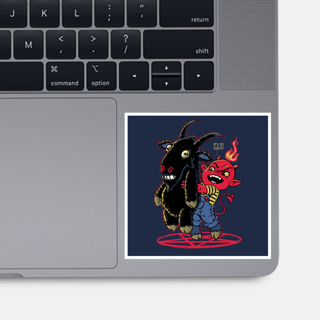 It's So Fluffy-None-Glossy-Sticker-Popnotic