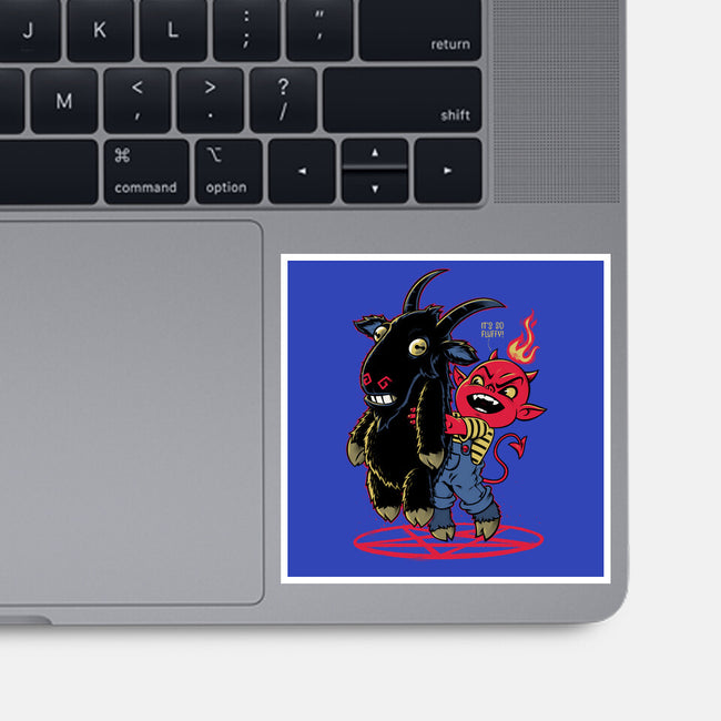 It's So Fluffy-None-Glossy-Sticker-Popnotic