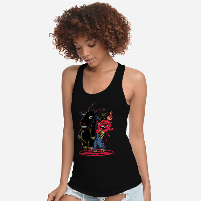 It's So Fluffy-Womens-Racerback-Tank-Popnotic
