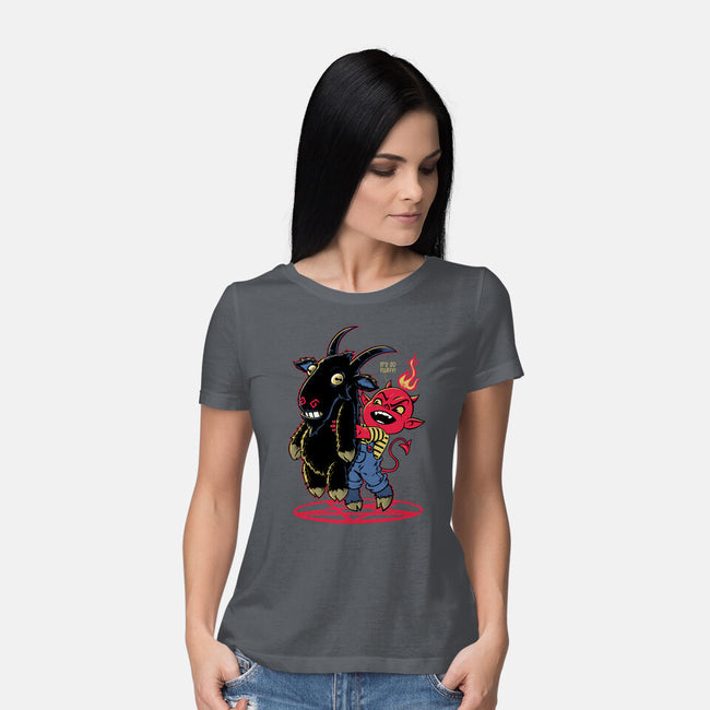 It's So Fluffy-Womens-Basic-Tee-Popnotic