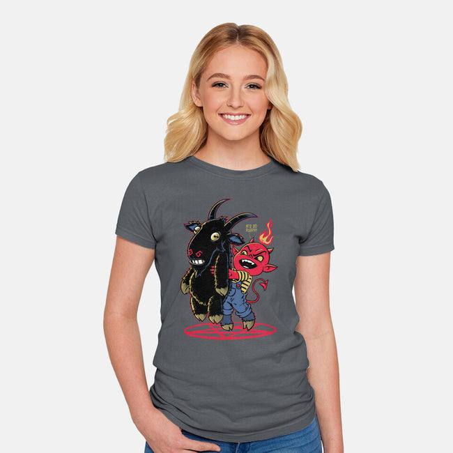 It's So Fluffy-Womens-Fitted-Tee-Popnotic