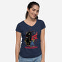 It's So Fluffy-Womens-V-Neck-Tee-Popnotic