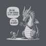 Sarcastic Dragon-None-Removable Cover w Insert-Throw Pillow-Popnotic