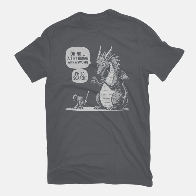 Sarcastic Dragon-Womens-Fitted-Tee-Popnotic