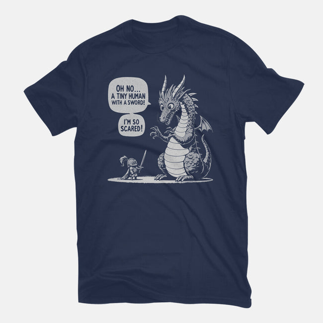 Sarcastic Dragon-Unisex-Basic-Tee-Popnotic