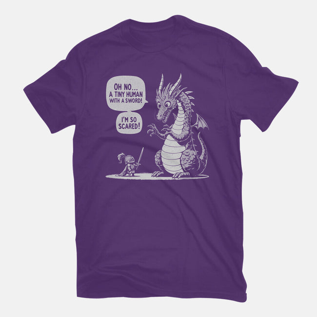 Sarcastic Dragon-Womens-Fitted-Tee-Popnotic