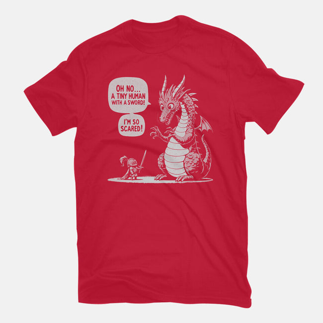 Sarcastic Dragon-Unisex-Basic-Tee-Popnotic