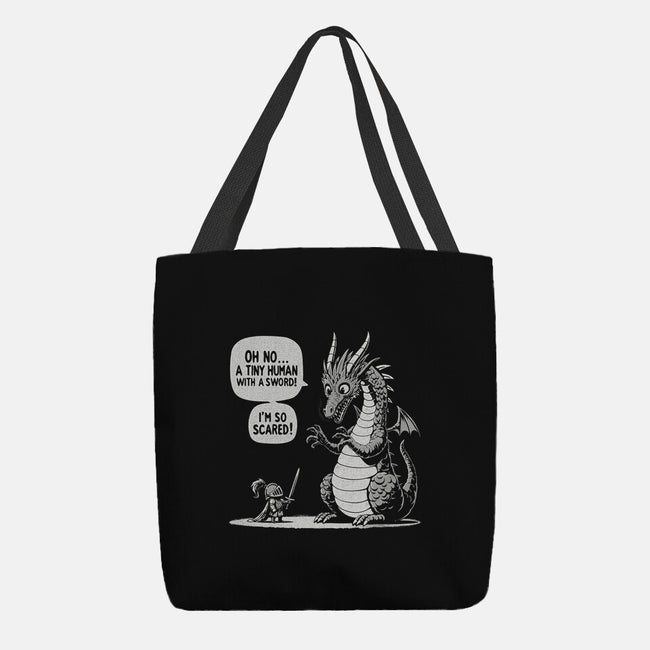 Sarcastic Dragon-None-Basic Tote-Bag-Popnotic